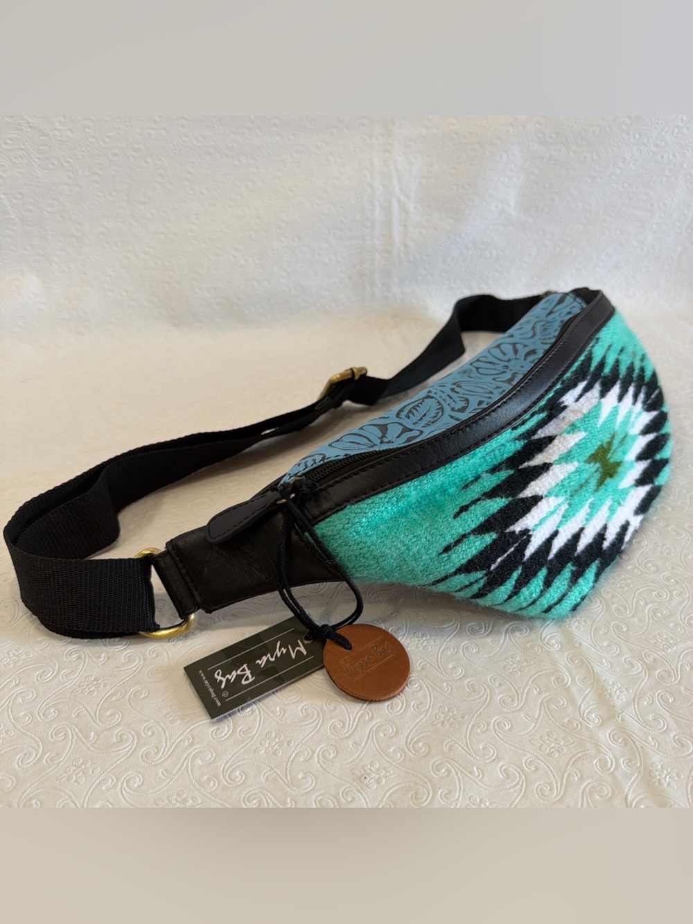 Myra Bag Riverbend Serape Fanny Pack Bag Western Cowgirl Utility Travel New Tags